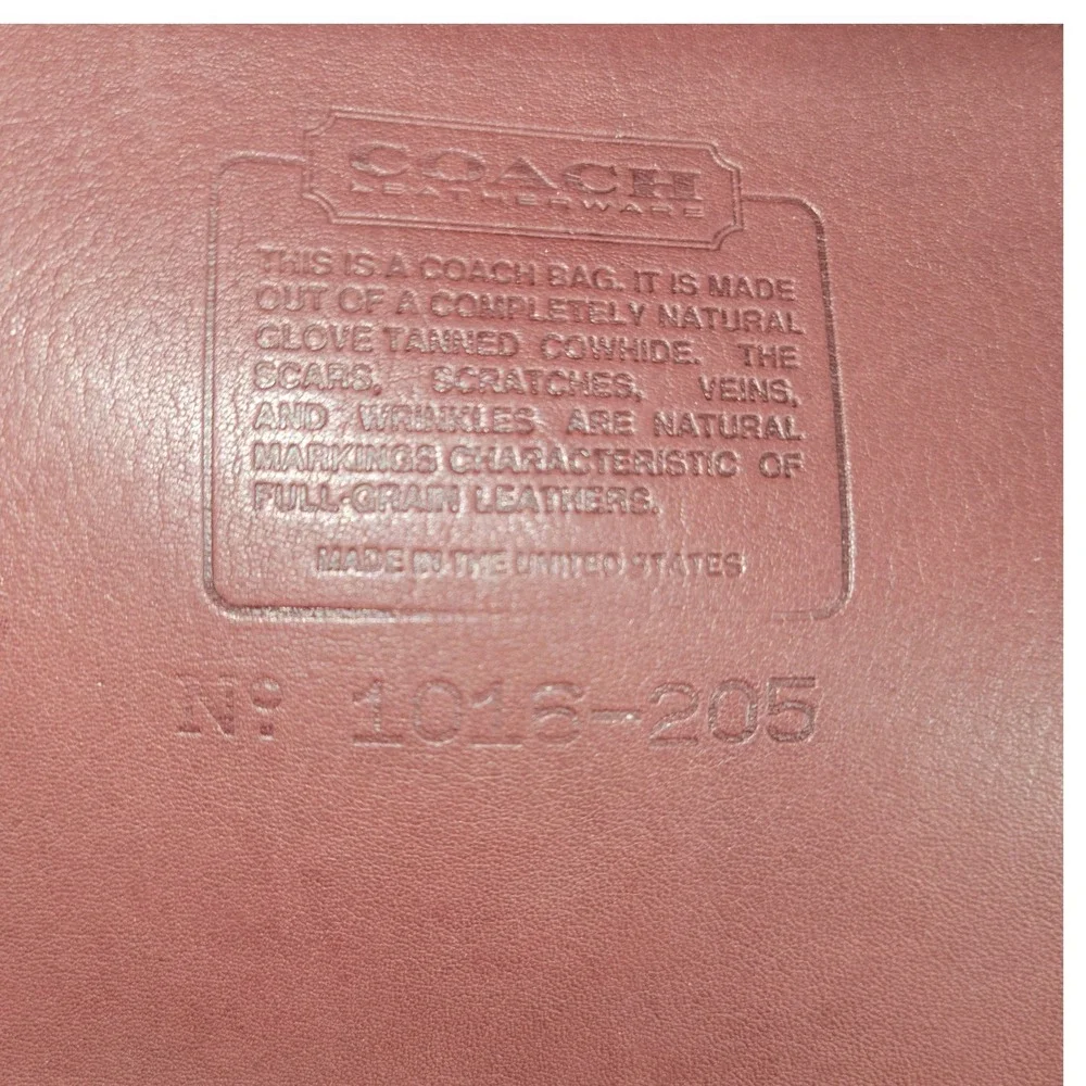 Vintage Coach Lexington Briefcase‎ 1980s-1993 Large Brown Leather Messenger Bag